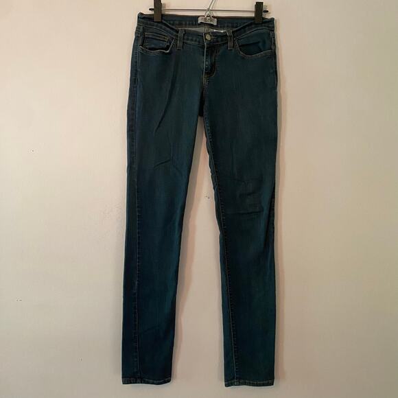 Judy Blue Women's size 7 / 28 Dark Wash Skinny Leg Jeans Medium Rise - Picture 1 of 9